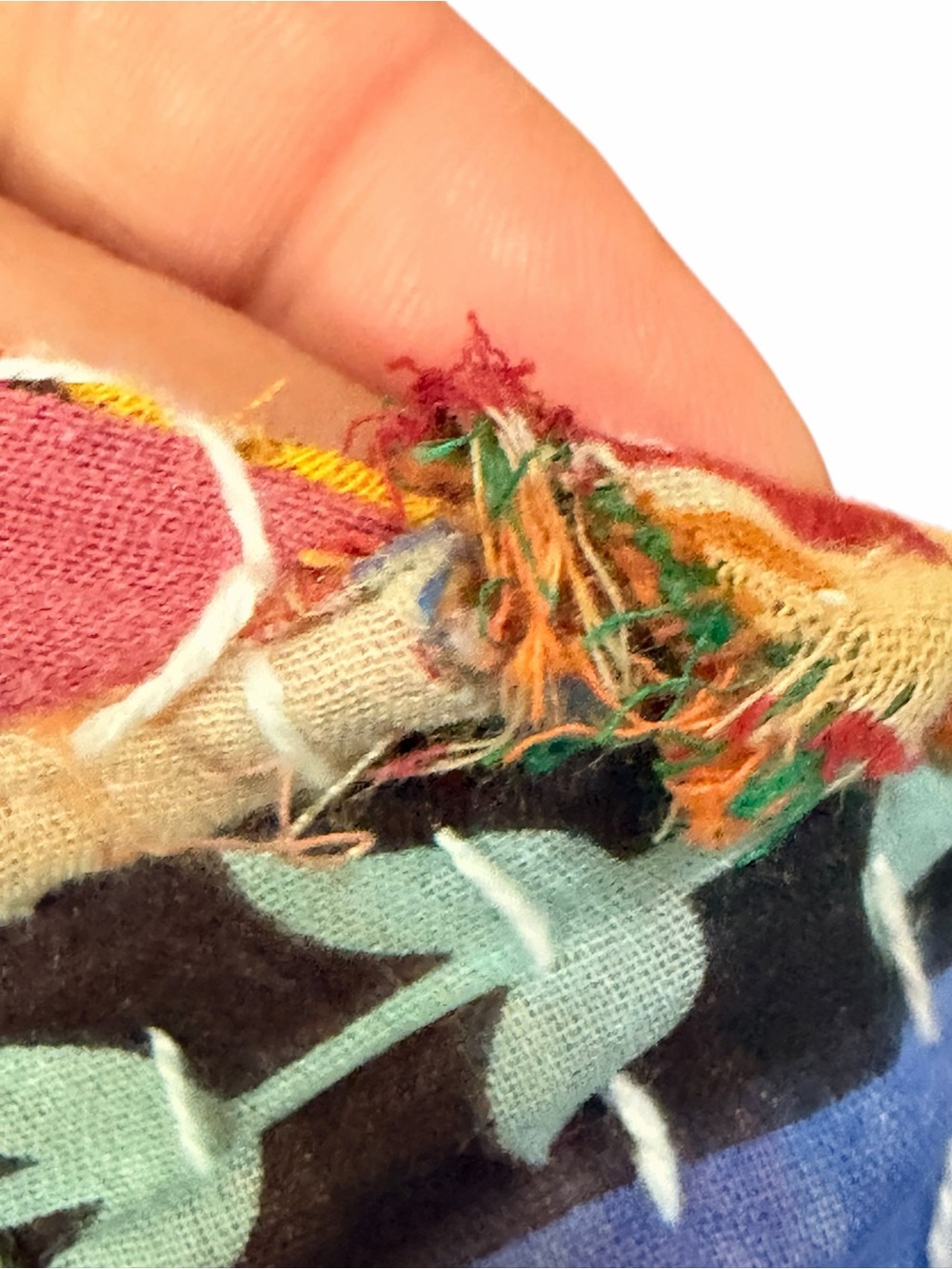 Kantha Style Reversible Duster - Small Call Out Shown In Photos - Picture 7 of 8
